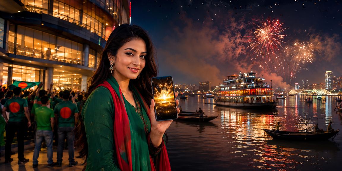 ঢাকায় মোবাইল অ্যাপে বেটিং ব্যবহার করছেন একজন মডেল